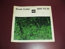 STIHL String Trimmer Owner's Instruction Manual Operator Guide Book FS 20 FS20