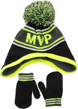 The Childrens Place Boys MVP Most Valuable Player Hat  Mittens Set, Large 4T-5T