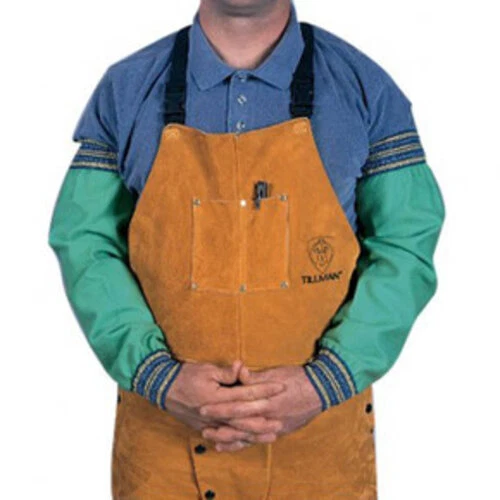 1 PR. Tillman 6201 9 oz FR Algodón Protector Soldadura Mangas Elásticas Muñeca Top Foto 2 de 2