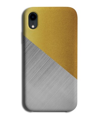 Gold and Silver Phone Case Cover Golden Coloured Stylish Printed Print