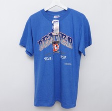 Vintage 90s Denver Broncos Football Single Stitch Made In USA T SHIRT Small Fit