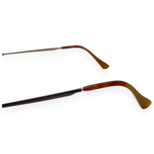 NEW PERSOL P 7007-V 1071 GUNMETAL BROWN AUTHENTIC FRAME EYEGLASSES RX 49-19 - Picture 5 of 7