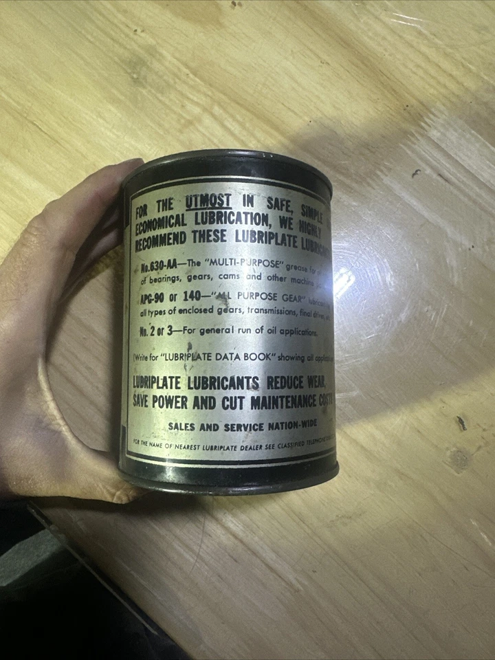 🔥Grasa súper lubricante Lubriplate 215 mayormente vacía artículo vintage 🔥 Foto 2 de 4