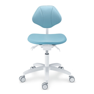Dental Stool Ergonomic Skin Feel Leather Seat Doctor lifting Swivel Chair 065