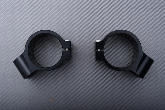 Bracelets Demi Guidons Standard Noir-Alu 41mm Pour SUZUKI BANDIT 600 GSF 2000-05 - Photo 3/4