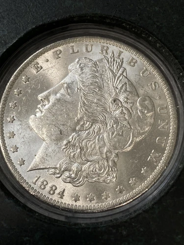 1884-O Morgan Silver Dollar AU