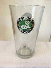 Brooklyn Brewery Beer Drinking Glass 12oz. 6”tall Good Condition