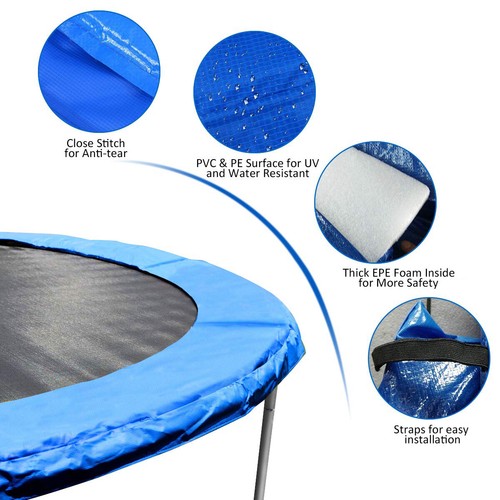OutdoorTrampoline Net/Trampoline Pad /Ladder Round Spare Safety 8FT 10FT 12FT - Picture 14 of 27