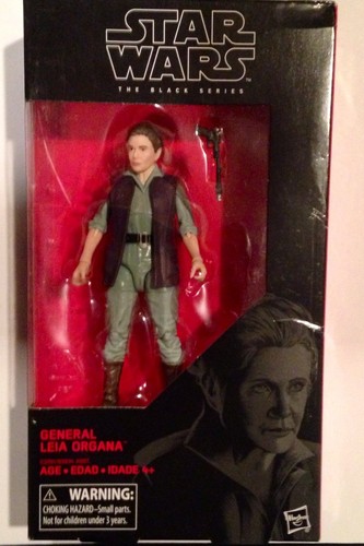 STAR WARS THE BLACK SERIES, GENERAL LEIA ORGANA 52, NEW IN SEALED BOX, MOVIES - Picture 3 of 8