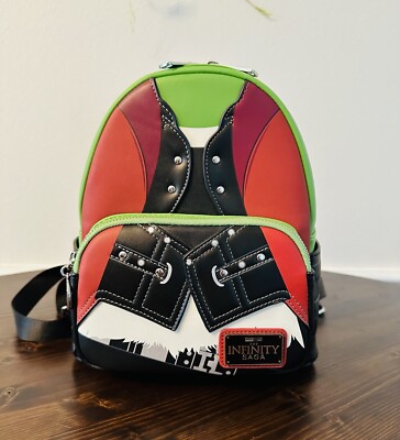 Loungefly Infinity Saga Gamora Cosplay backpack 2022 Loungefly Marvel Gamora Cosplay Mini Backpack 2022 SDCC In  main image 4