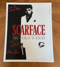 *SCARFACE* signed 16x20 photo *STEVEN BAUER, ANGEL SALAZAR, PEPE SERNA* PROOF 5