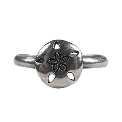 Sand Dollar Sterling Silver Ring*