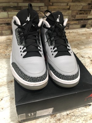 jordan retro 3 grey wolf