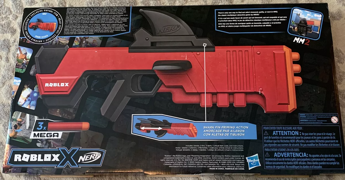 Hasbro Nerf Roblox MM2 - Shark Seeker Blaster