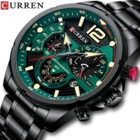 Mens Watch Designer Chronograph Waterproof Calendar Sports Quartz Watches