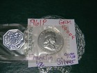1961 P 50c [PROOF] Franklin 90% Silver Half Dollar  Uncirculated Still In Cello  — photo 5