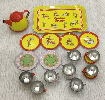 curious george tea set