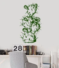 Vinyl Wall Decal Cactus Plant Flower Nature Mexico Stickers (923ig)
