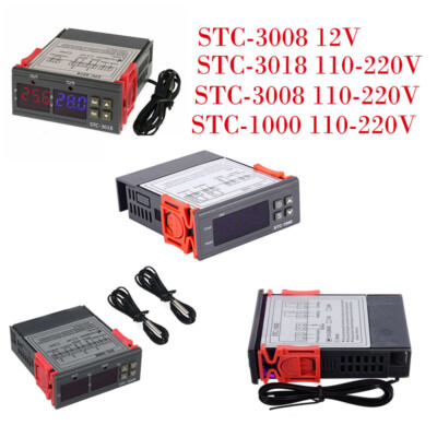 STC-3008/3018/1000 Digital Temperaturregler Grad Sensor Thermostat Instrument XS