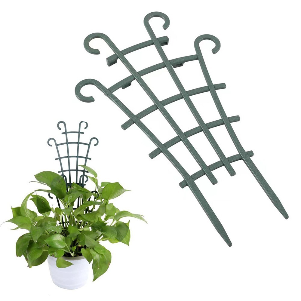 2Pcs Garden Plant Support Plastic Trellis Flower Vines Climbing Stand
