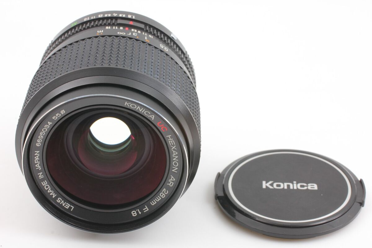 Konica Minolta Konica UC Hexanon AR 28mm f1.8 MF Lens #1335 Konica Minolta Konica UC Hexanon AR 28mm f1.8 MF Lens #1335