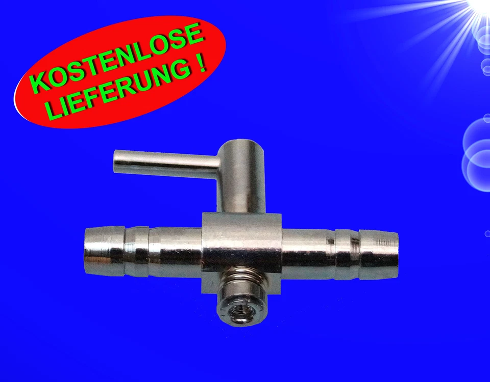 Aquarium 🐟 1-WEGE LUFTREGLER ABSPERRHAHN 🐟 Schlauch Luftpumpe Zubehör Lufthahn