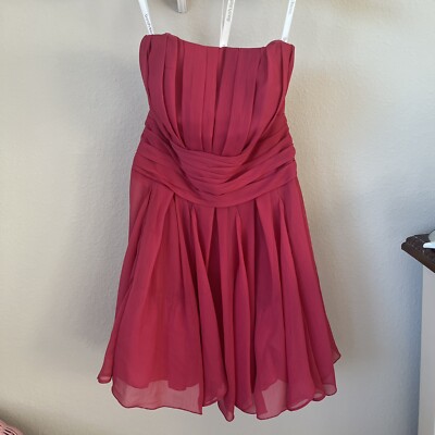 David's Bridal Hot Pink bridesmaid's dress prom semi formal | eBay David's Bridal Hot Pink bridesmaid's dress prom semi formal | eBay