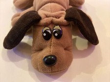 Pound Puppies Baby Vintage Tonka Mini Size Brown Tan 1985 Plush Toy