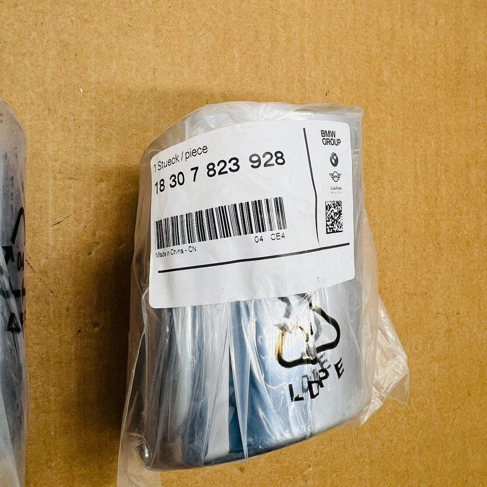 OEM For 11-16 BMW 528i Exhaust Tail Pipe Tip Set 2Pcs Chrome 18307823928 - Image 3 of 4