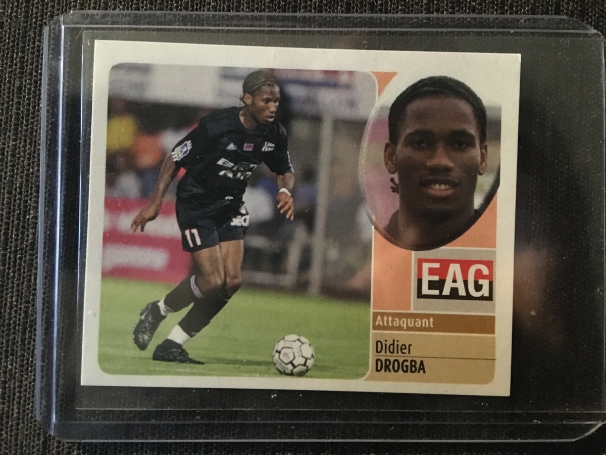 Carte Panini Football Original Didier Drogba Rookie 2003 - Guingamp/Marseille, Occasion, Collector
