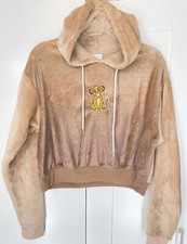 NEW Disney The Lion King Simba Embroidered Cropped Hoodie - Size Large