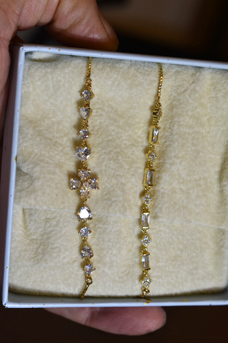 Armcandy Los Angeles Luxe Collection Double Toggle Bracelet Gold - Picture 4 of 8