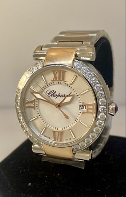 Chopard Imperiale Steel & Rose Gold Diamond Automatic Unisex Watch 388531-6004