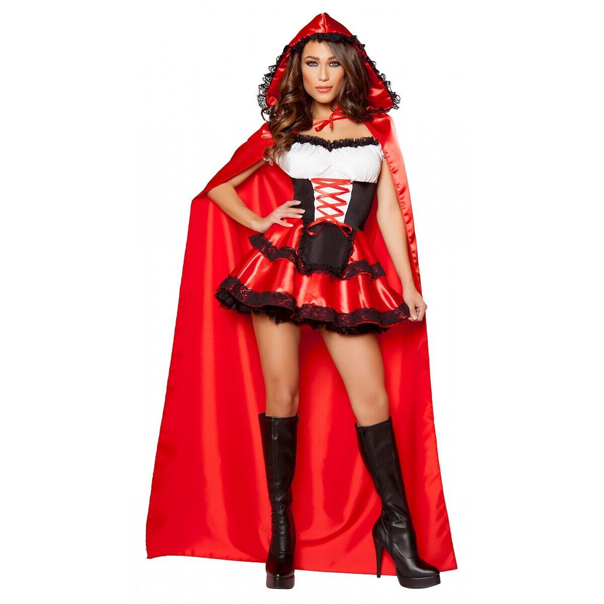 Little Red Riding Hood Costume Adult Sexy Halloween Fancy Dress