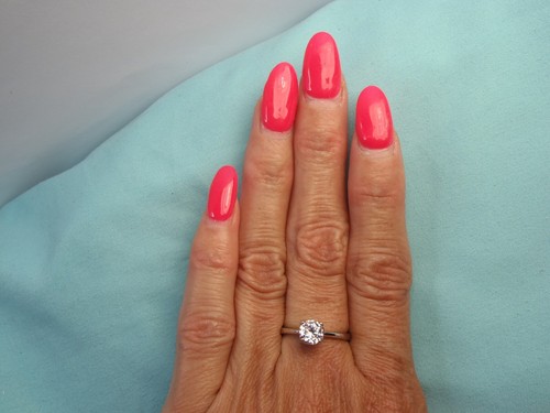New Sterling Silver 925 3/4Ct Cubic Zirconia CZ Solitaire Engagement Ring 7 - Picture 4 of 24