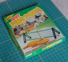 Vintage Nerf PING PONG Game complete instructions 1982 Parker Brothers Retro