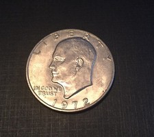 Eisenhower Dollar • 1972P • Average Circulated 1972P Eisenhower Dollar