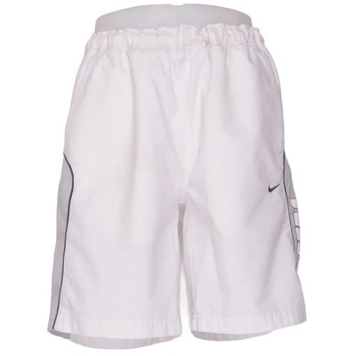 Nike, Sportshorts, Größe: 46/48, Weiß/Grau, Polyester, Sonstiges, Herren #TTd