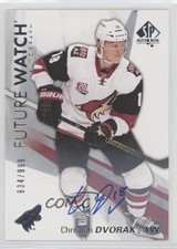 2016 SP Authentic Future Watch 634/999 Christian Dvorak #161 Rookie Auto RC 5mc