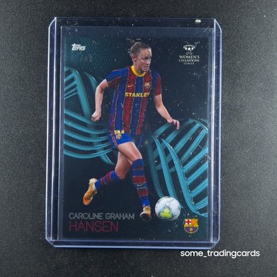 Topps Knockout Women s UCL 2020/21 Caroline Graham FC Barcelona Turquoise   /49