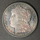 1880-S  Morgan Dollar, Orignal Surfaces, Nicely Toned