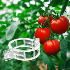 Tomato Clips for Climbing Plants 100 Pack, Plant Support Clips & Garden Clips fo
