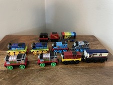 11pc Thomas Friends Trackmaster Motorized Lot 2016-2017 Locomotives Rail Cars