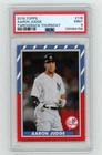 PSA 9 Aaron Judge 2018 Topps Throwback Thursday #118 Set 20 1991 Gladiators MVP