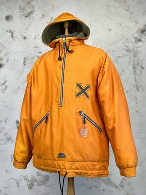 Vintage Exxtasy Orange Anorak Jacket Size M - L