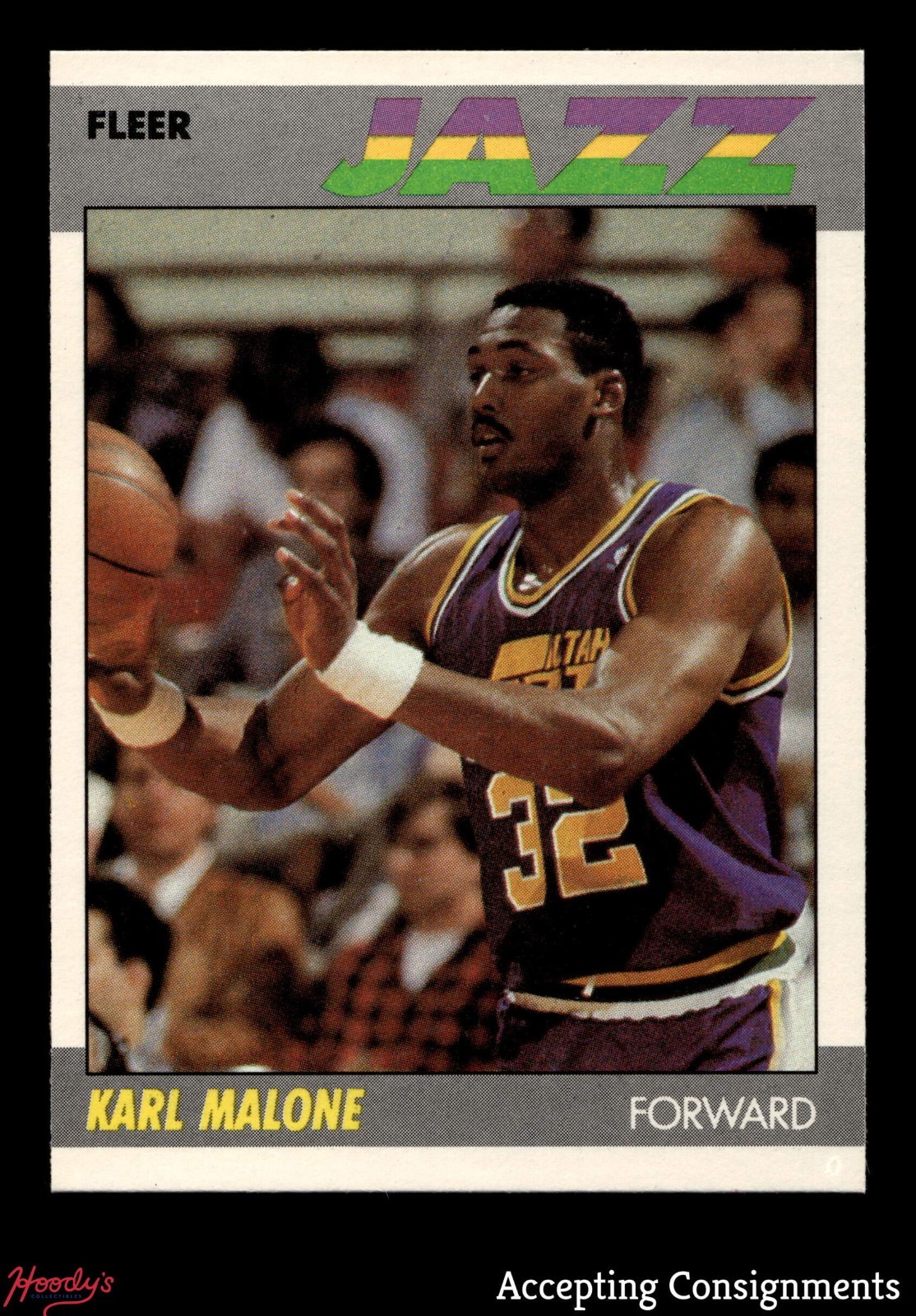 1987-88 Fleer #68 Karl Malone JAZZ HOF