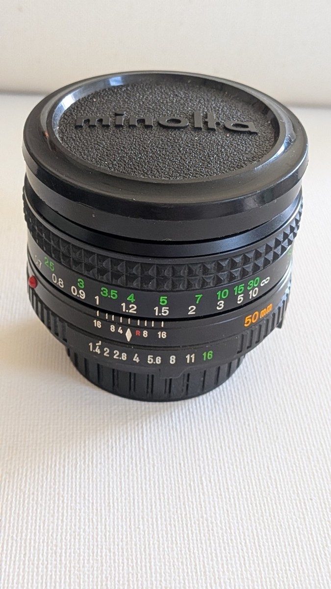 Minolta MD Rokkor 50mm f/1.4 Lens Minolta MD Mount w/ Caps | eBay