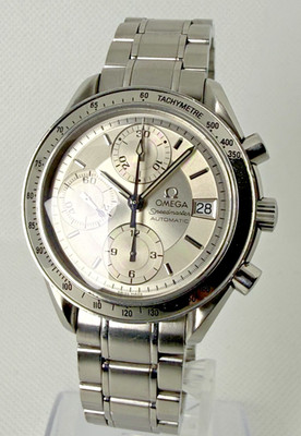 OMEGA Speedmaster Date 3513.30 Automatic Chronograph Silver Dial Men's Watch
