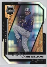 2021 Panini Elite Extra Edition Decade Die-Cut 36/203 Gavin Williams #23 13st