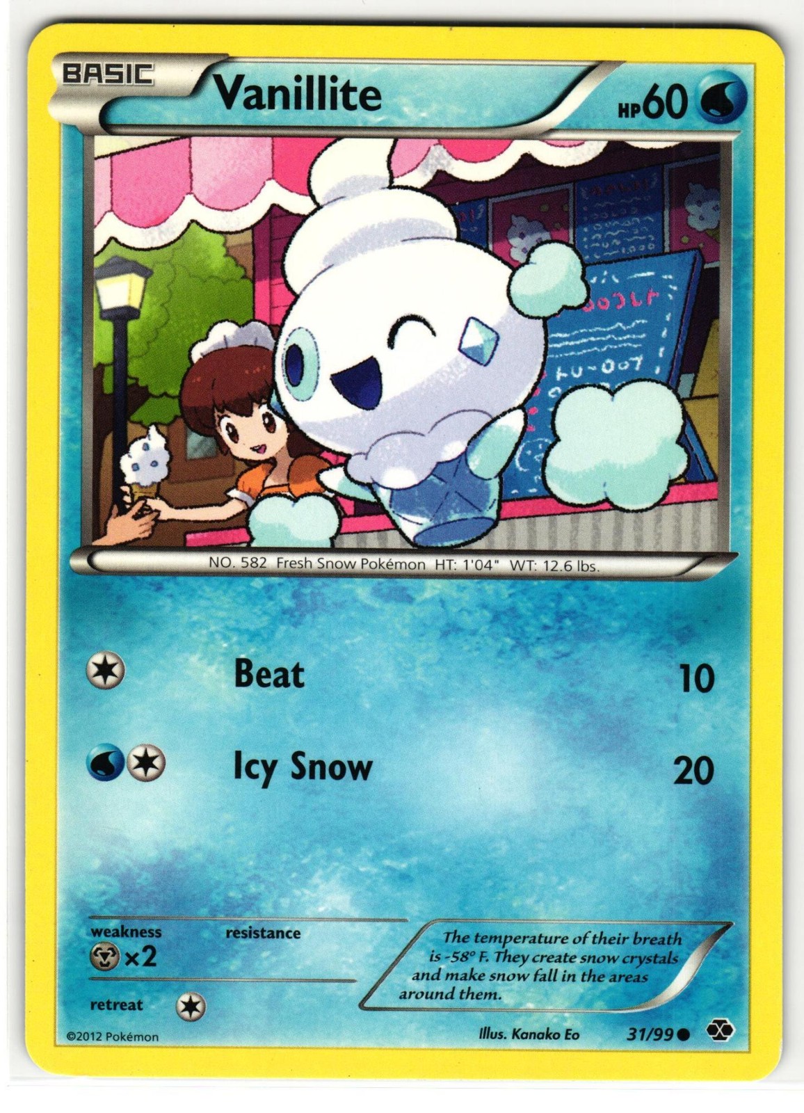 VANILLITE 31/99 NEXT DESTINIES ENGLISH POKEMON TCG